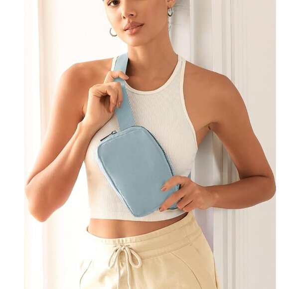 Handbags - Blue Belt Bag